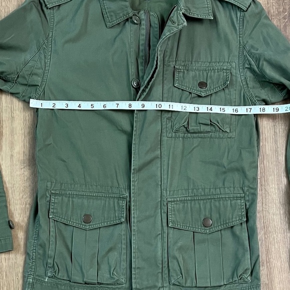 J.Crew Vintage Relaxed Boyfriend Olive Field Jacket Sz XS - Picture 8 of 14